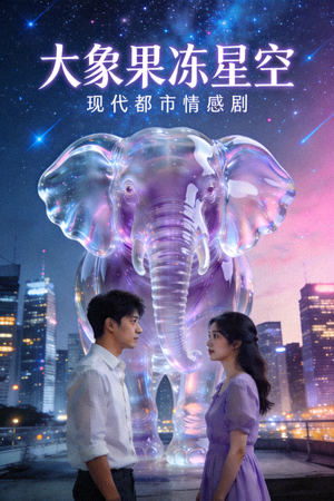 《大象果冻星空》高清海报 - 现代都市情感剧